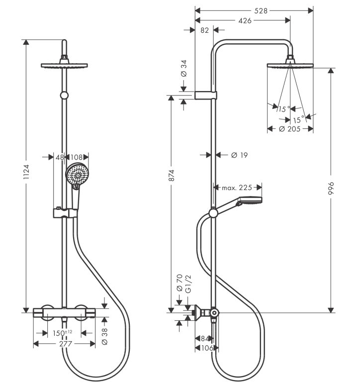 Szafka podumywalkowa oltens